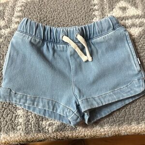 Little Sleepies play Light Blue Denim Shorts with Drawstring